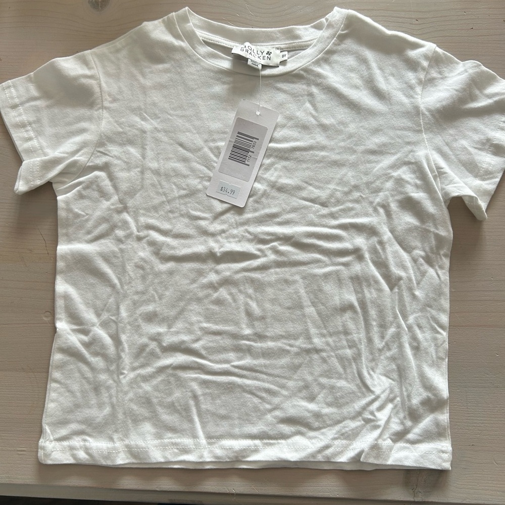 Molly Bracken Kids white Short Sleeve Tee